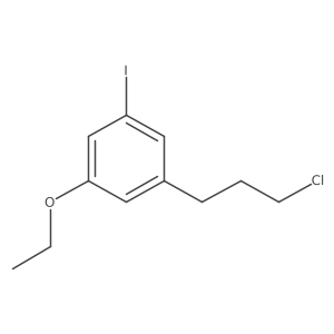 1-(3-Chloropropyl)-3-ethoxy-5-iodobenzene Structure
