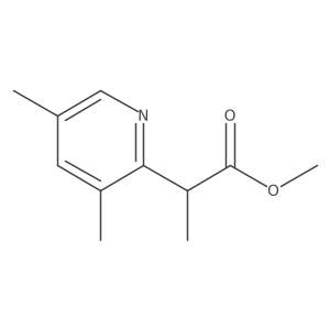 Methyl 2-(3,5-dimethylpyridin-2-yl)propanoate Structure