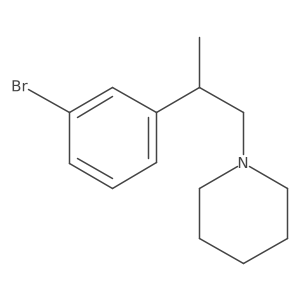 1-[2-(3-Bromo-phenyl)-propyl]-piperidine结构式