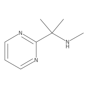 Methyl[2-(pyrimidin-2-yl)propan-2-yl]amine Structure
