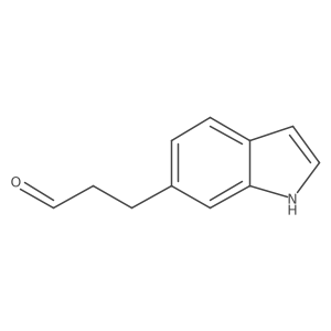 3-(1H-indol-6-yl)propanal结构式