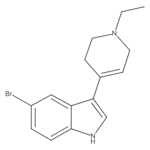 5-Bromo-3-(1-ethyl-1,2,3,6-tetrahydropyridin-4-yl)-1H-indole Structure