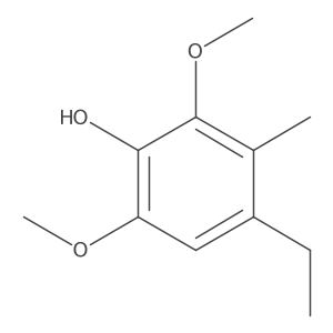4-Ethyl-2,6-dimethoxy-3-methylphenol结构式
