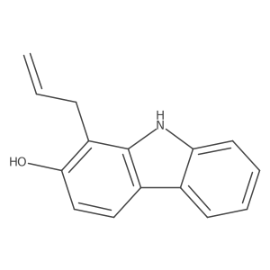 1-Allyl-9H-carbazol-2-ol结构式