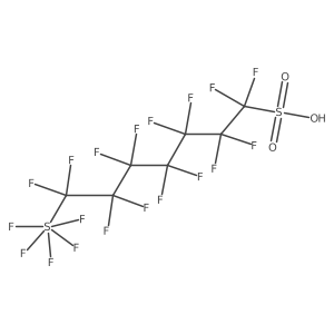 PentaFluoroSulfide perfluoroheptane sulfonate结构式