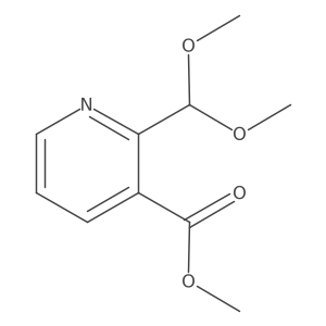 Methyl 2-(dimethoxymethyl)nicotinate Structure