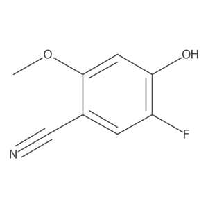 5-Fluoro-4-hydroxy-2-methoxybenzonitrile Structure