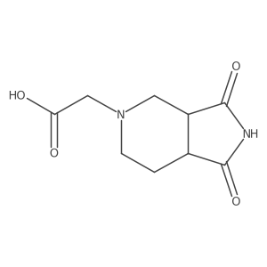 2-(1,3-dioxooctahydro-5H-pyrrolo[3,4-c]pyridin-5-yl)acetic acid结构式