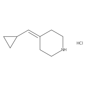 4-(Cyclopropylmethylidene)piperidine hydrochloride Structure