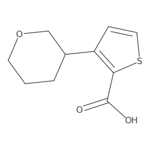 3-(Oxan-3-yl)thiophene-2-carboxylic acid Structure