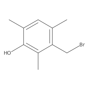 3-(Bromomethyl)-2,4,6-trimethylphenol Structure