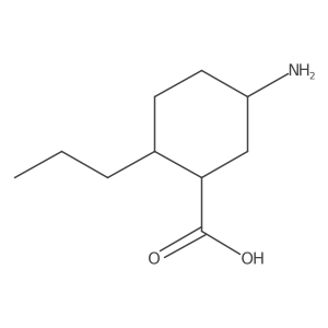 5-Amino-2-propylcyclohexane-1-carboxylic acid Structure