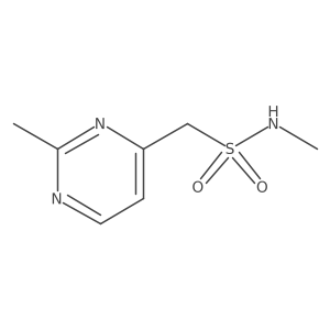 N-methyl-1-(2-methylpyrimidin-4-yl)methanesulfonamide结构式