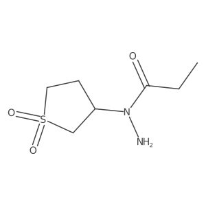 N-(1,1-dioxo-1lambda6-thiolan-3-yl)propanehydrazide Structure