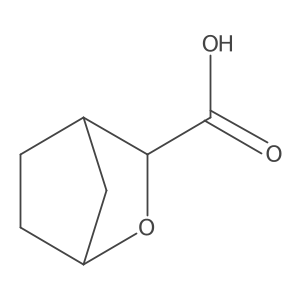 2-Oxabicyclo[2.2.1]heptane-3-carboxylic acid结构式