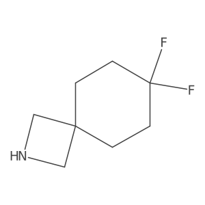 7,7-Difluoro-2-azaspiro[3.5]nonane结构式