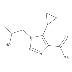 5-cyclopropyl-1-(2-hydroxypropyl)-1H-1,2,3-triazole-4-carboxamide Structure
