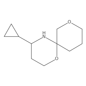 4-Cyclopropyl-1,8-dioxa-5-azaspiro[5.5]undecane Structure
