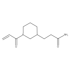 3-(1-Prop-2-enoylpiperidin-3-yl)propanamide Structure