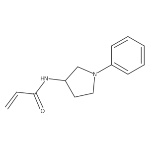 N-(1-Phenylpyrrolidin-3-yl)prop-2-enamide结构式