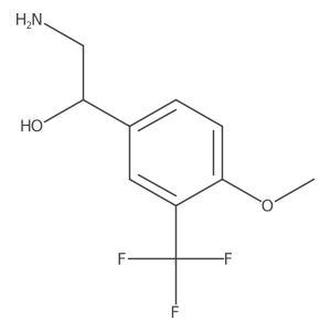 (1S)-2-amino-1-[4-methoxy-3-(trifluoromethyl)phenyl]ethanol Structure