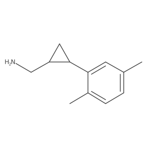 rac-[(1R,2R)-2-(2,5-dimethylphenyl)cyclopropyl]methanamine Structure