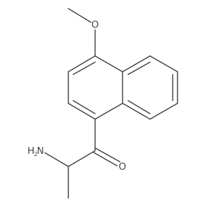 2-Amino-1-(4-methoxynaphthalen-1-yl)propan-1-one Structure