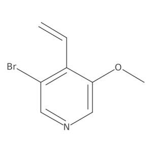 3-Bromo-4-ethenyl-5-methoxypyridine Structure