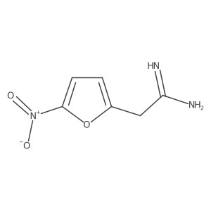 2-(5-Nitrofuran-2-yl)ethanimidamide结构式