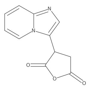 3-{Imidazo[1,2-a]pyridin-3-yl}oxolane-2,5-dione Structure
