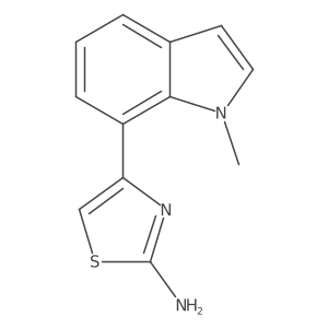 4-(1-methyl-1H-indol-7-yl)-1,3-thiazol-2-amine Structure