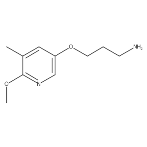 3-[(6-Methoxy-5-methylpyridin-3-yl)oxy]propan-1-amine结构式