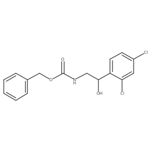 benzyl N-[2-(2,4-dichlorophenyl)-2-hydroxyethyl]carbamate结构式