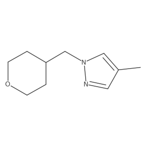 4-methyl-1-[(oxan-4-yl)methyl]-1H-pyrazole Structure