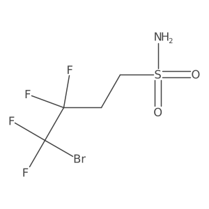 4-Bromo-3,3,4,4-tetrafluorobutane-1-sulfonamide Structure