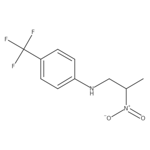 N-(2-nitropropyl)-4-(trifluoromethyl)aniline Structure