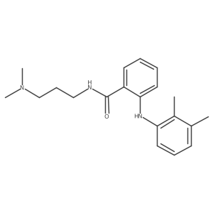 N-[3-(Dimethylamino)propyl]-2-[(2,3-dimethylphenyl)amino]benzamide Structure