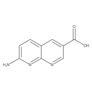7-Amino-1,8-naphthyridine-3-carboxylic acid结构式