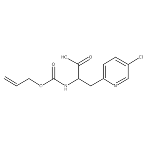 3-(5-Chloropyridin-2-yl)-2-{[(prop-2-en-1-yloxy)carbonyl]amino}propanoic acid Structure