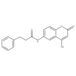 benzyl N-(4-hydroxy-2-oxo-2H-chromen-6-yl)carbamate结构式