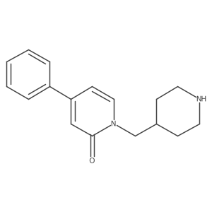 4-phenyl-1-(4-piperidinylmethyl)-2(1H)-Pyridinone结构式