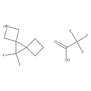 9,9-Difluoro-2-azadispiro[3.0.3^{5}.1^{4}]nonane, trifluoroacetic acid结构式