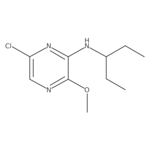 6-chloro-3-methoxy-N-pentan-3-ylpyrazin-2-amine Structure