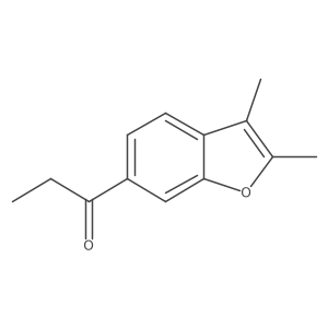 1-(2,3-Dimethyl-6-benzofuranyl)-1-propanone结构式