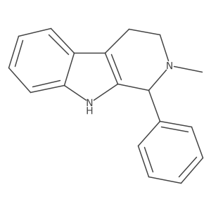 2,3,4,9-Tetrahydro-2-methyl-1-phenyl-1H-pyrido[3,4-b]indole结构式