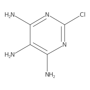 2-Chloropyrimidine-4,5,6-triamine Structure
