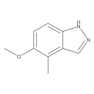 5-methoxy-4-methyl-1H-indazole结构式