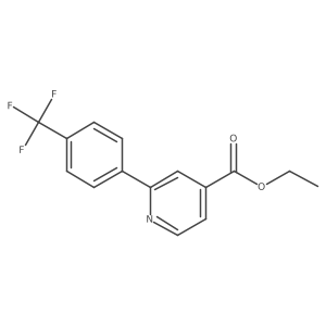 Ethyl 2-(4-trifluoromethylphenyl)-isonicotinate Structure