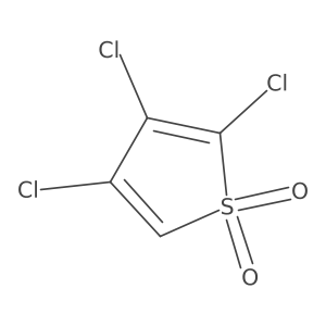 Thiophene, 2,3,4-trichloro-, 1,1-dioxide Structure