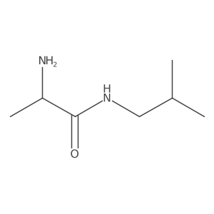 2-amino-N-(2-methylpropyl)propanamide Structure